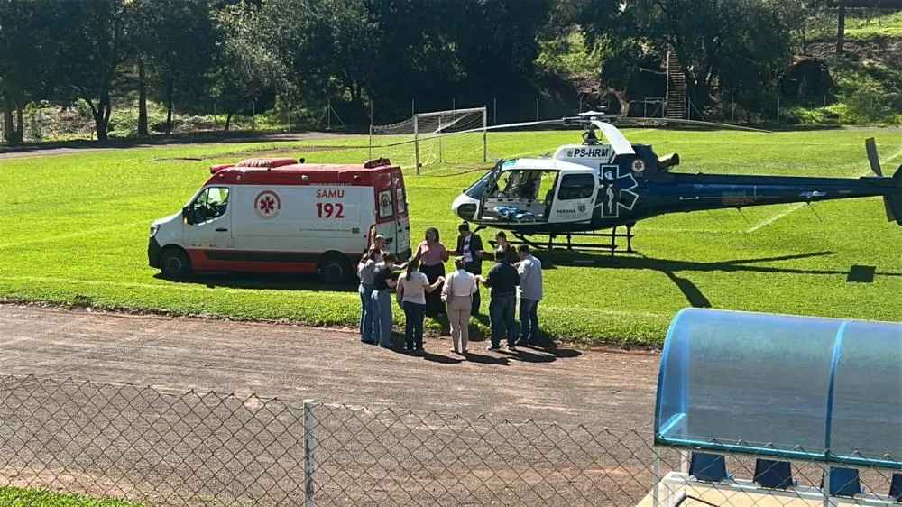 Momento de fé chama atenção durante atendimento a vítima de grave acidente em Ubiratã