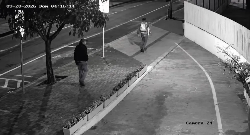 Vídeo flagra momento em que ladrões invadem o CISOP e furtam cabos durante a madrugada em Cascavel
